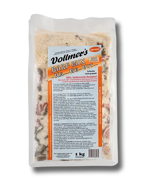 Product Image for 1 kg Vollmers BarfMix KaGeVit 