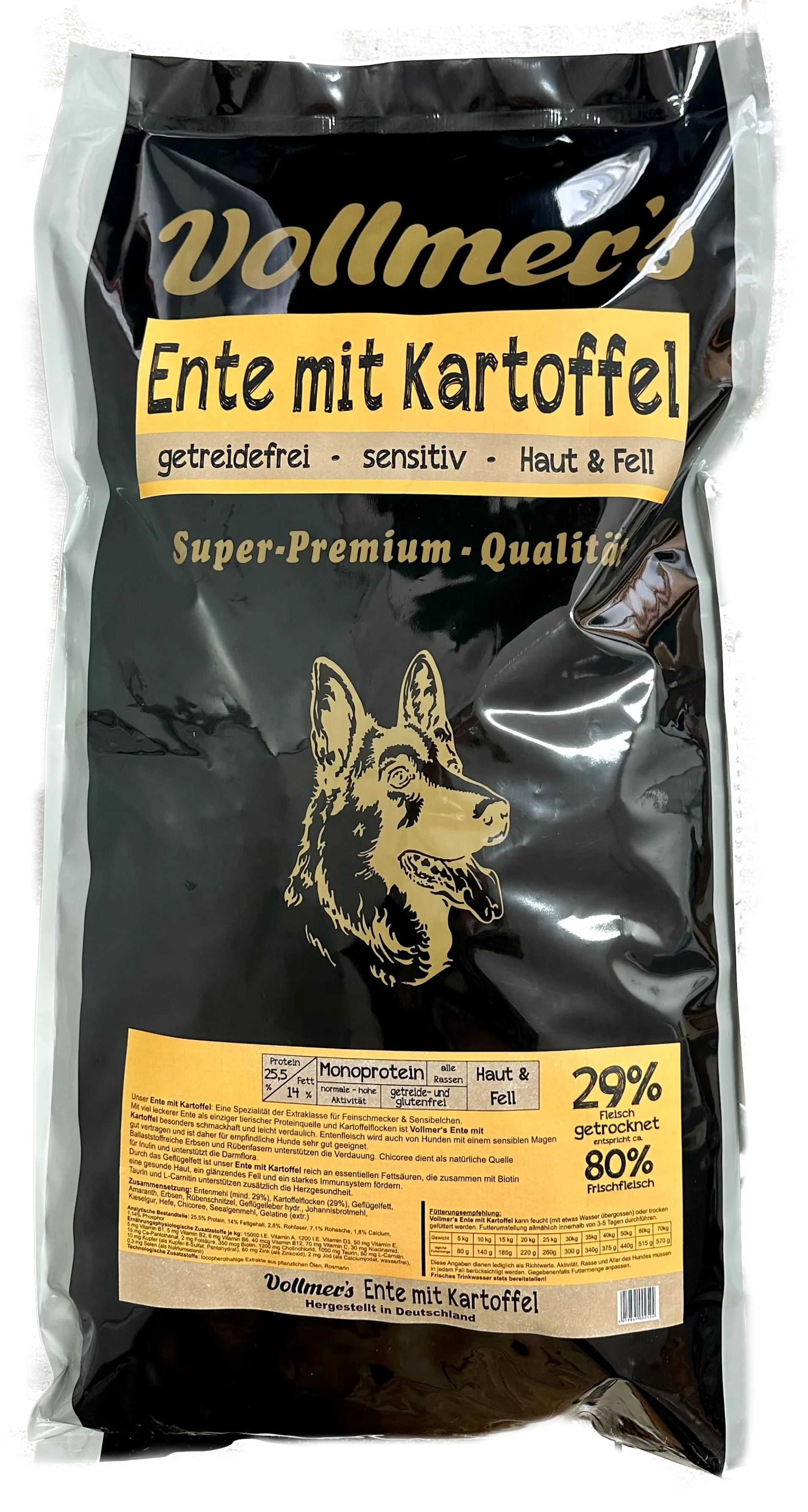 Vollmers Ente mit Kartoffel 