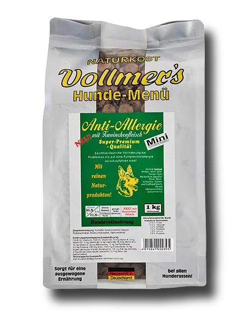 1kg Vollmers Anti-Allergie MINI Kaninche 