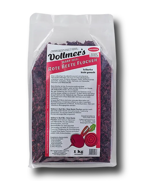 1 kg Vollmers Rote Beete Flocken 